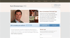 Desktop Screenshot of karlzimmermanmd.com